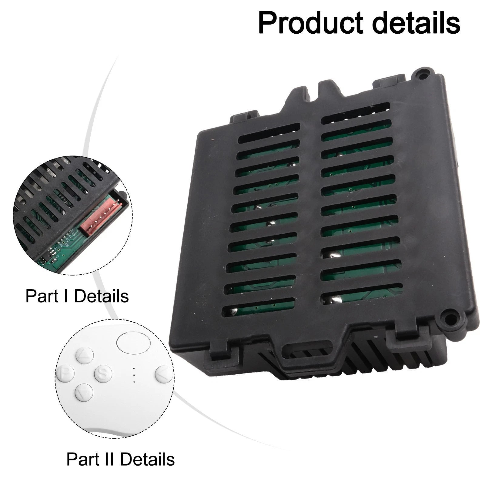 RX23 12V Receiver and Remote Control for Kids' Playtime