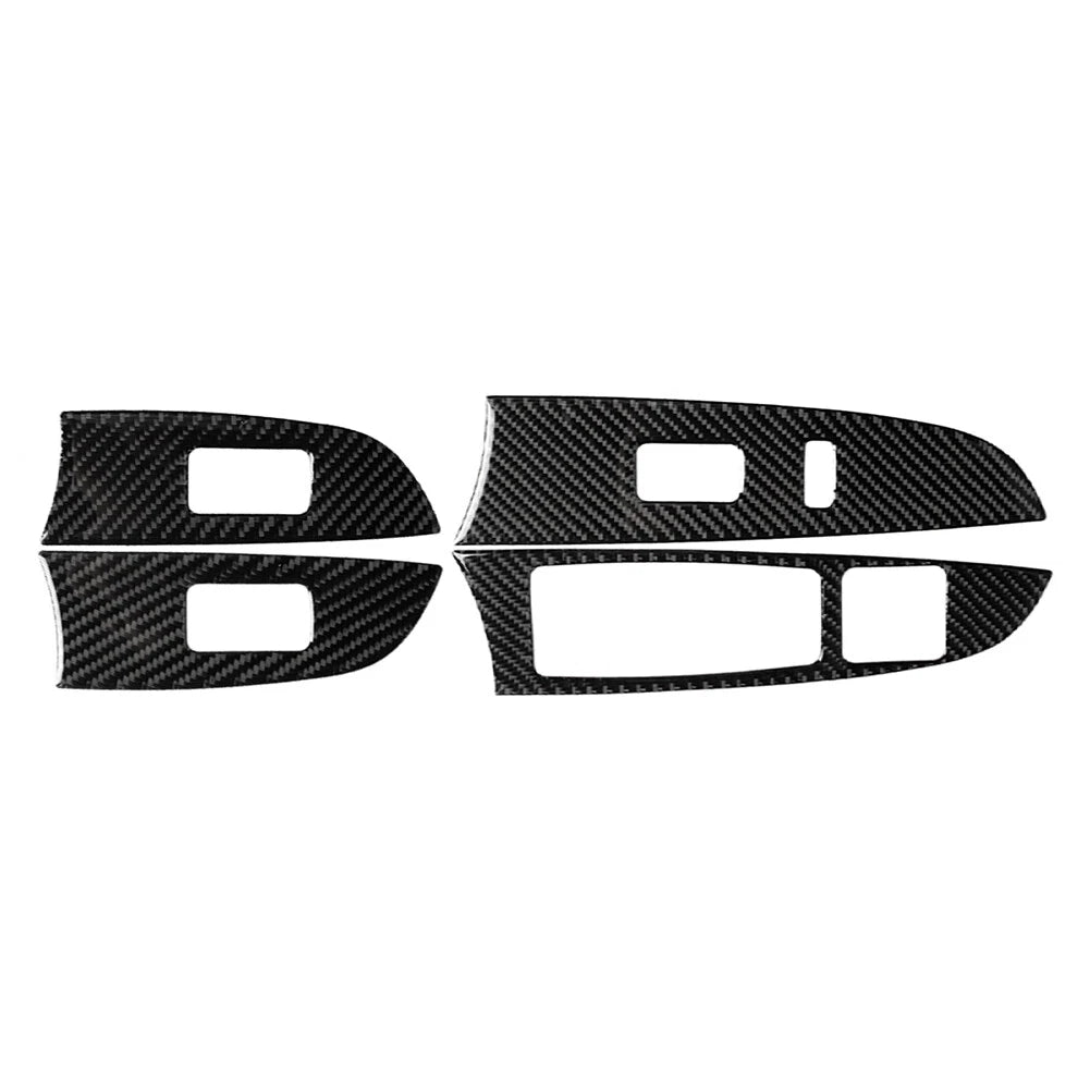 Carbon Fiber Window Lift Panel Switch Cover Trim for Lexus IS250 IS350 (2006–2013)