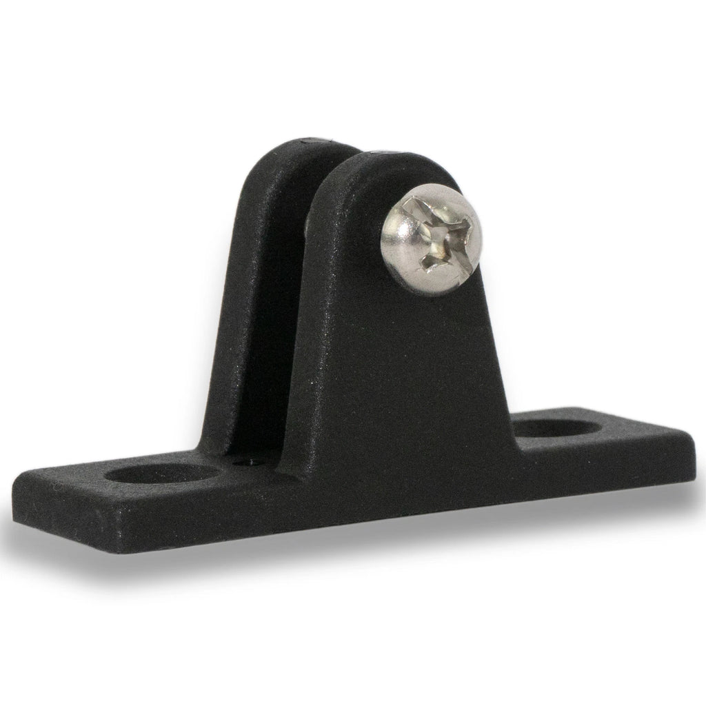 Bimini Top Hardware 90 Degree Deck Hinge with Screw Pin for
