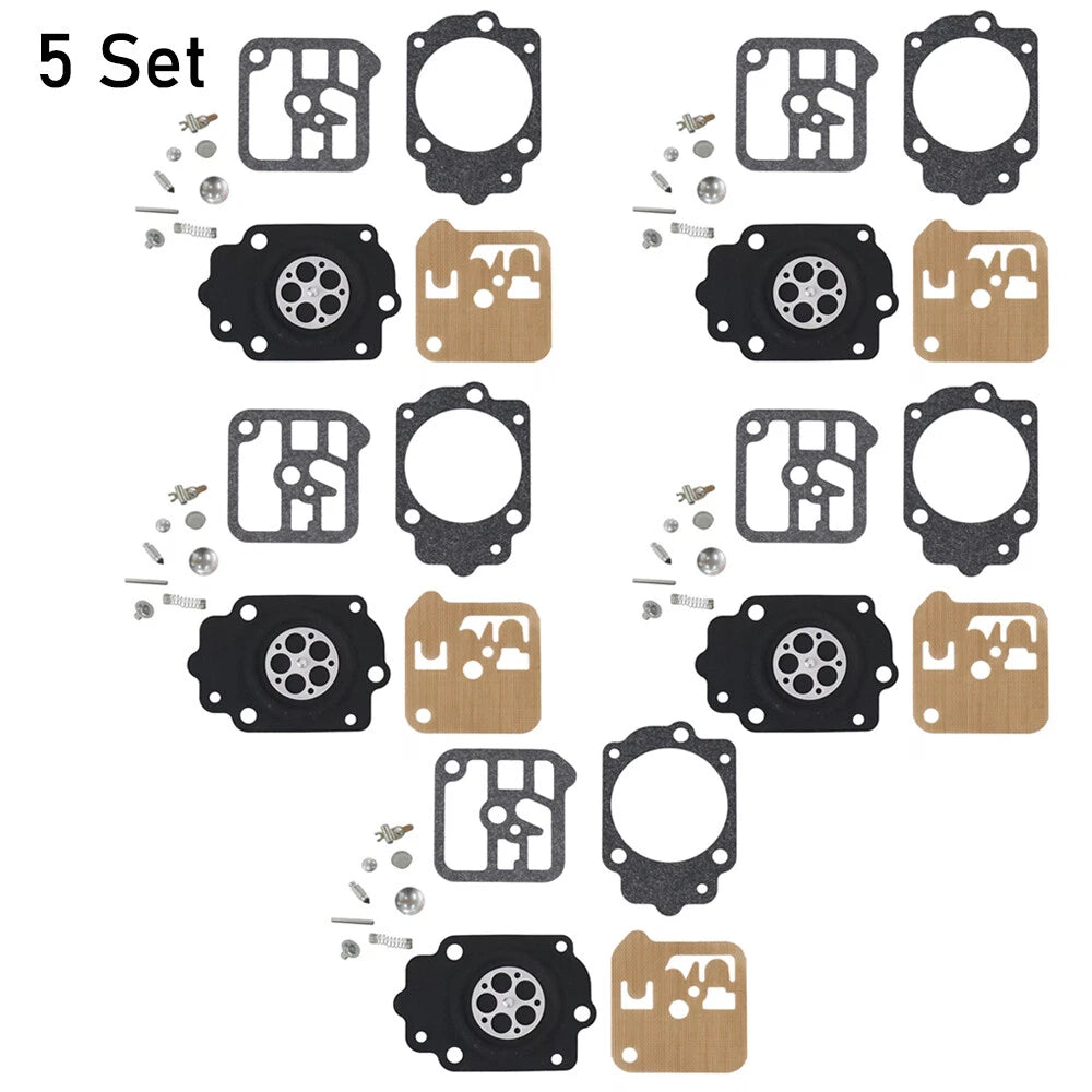 Set of 5 Carburetor Gasket Repair Parts for Stihl 038, Wacker BH23, Tillotson RK-1HE