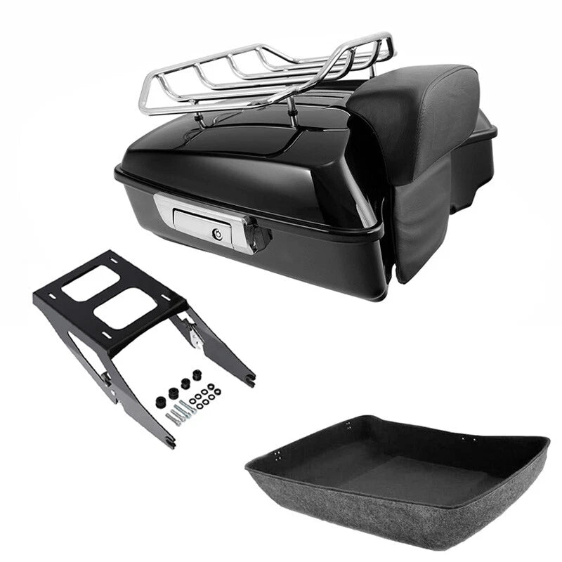 Chopped Trunk Backrest Mount Rack for Harley Sport Glide (2018–2021)