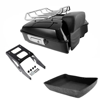 Chopped Trunk Backrest Mount Rack for Harley Sport Glide (2018–2021)