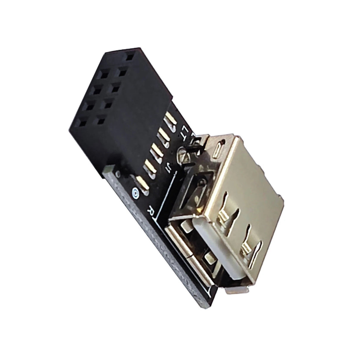 USB 2.0 9Pin Front Panel Header Adapter for USB Type A (Universal)