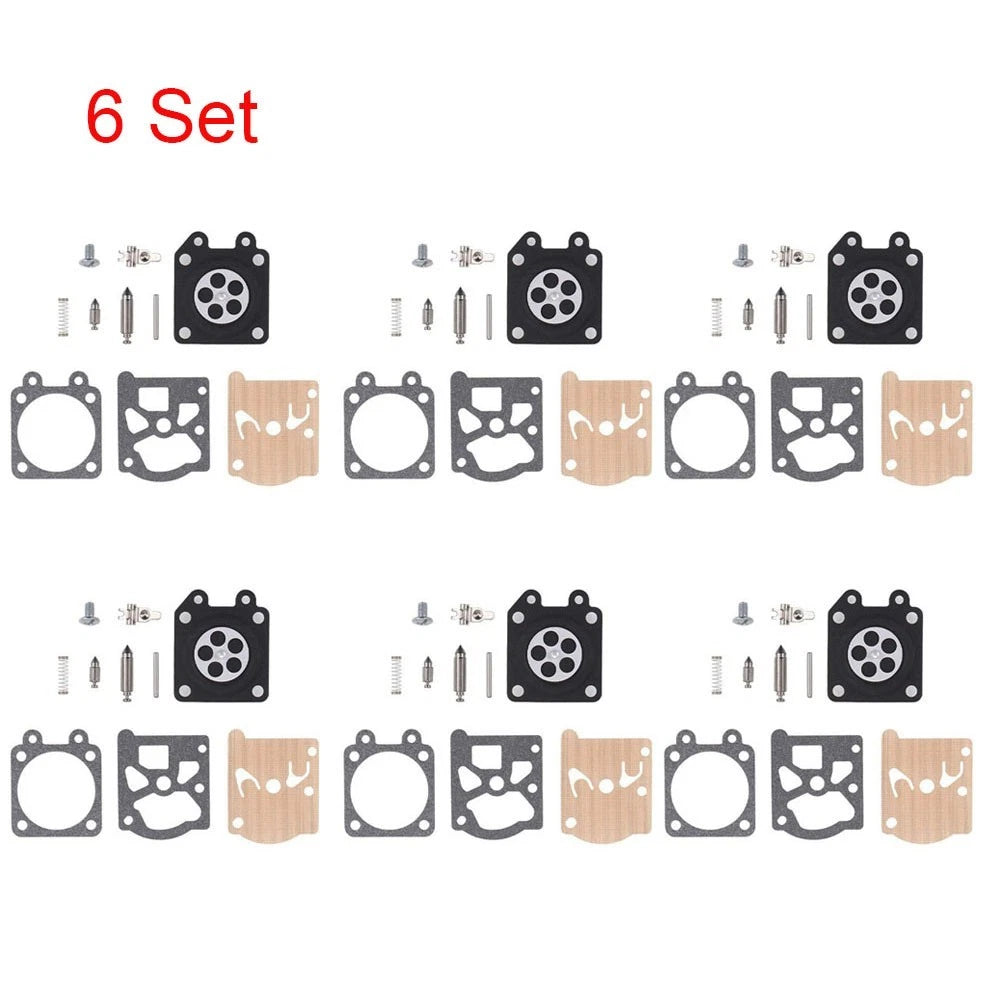 6X Carburetor Rebuild Kit for Stihl 024 025 026, Husqvarna 225 235 (WALBRO K11-WAT)