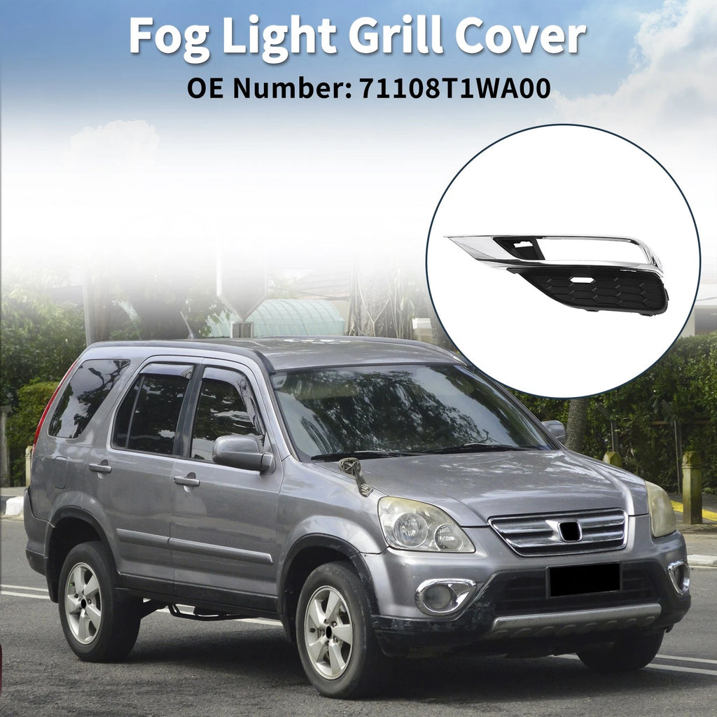 Left Front Fog Light Grill Replacement for Honda CRV (2015–2016)