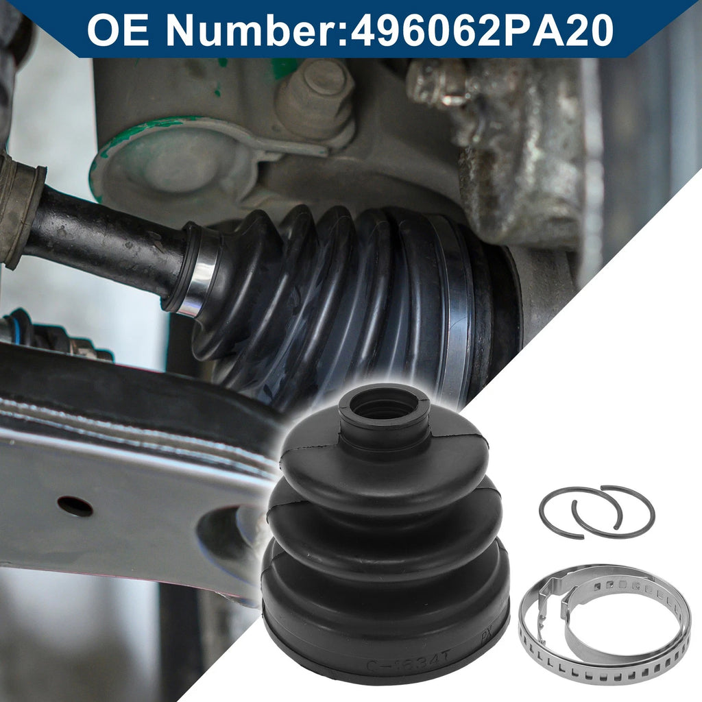 Inner CV Joint Boot Kit with Clamps for Hyundai Santa Fe (2009–2012)