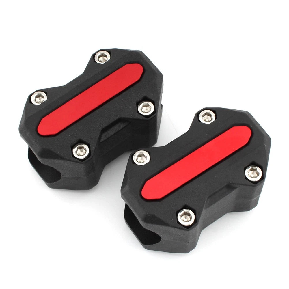 2X Motorcycle Universal Engine Bumper Guard Crash Bar Decor Protector For Honda