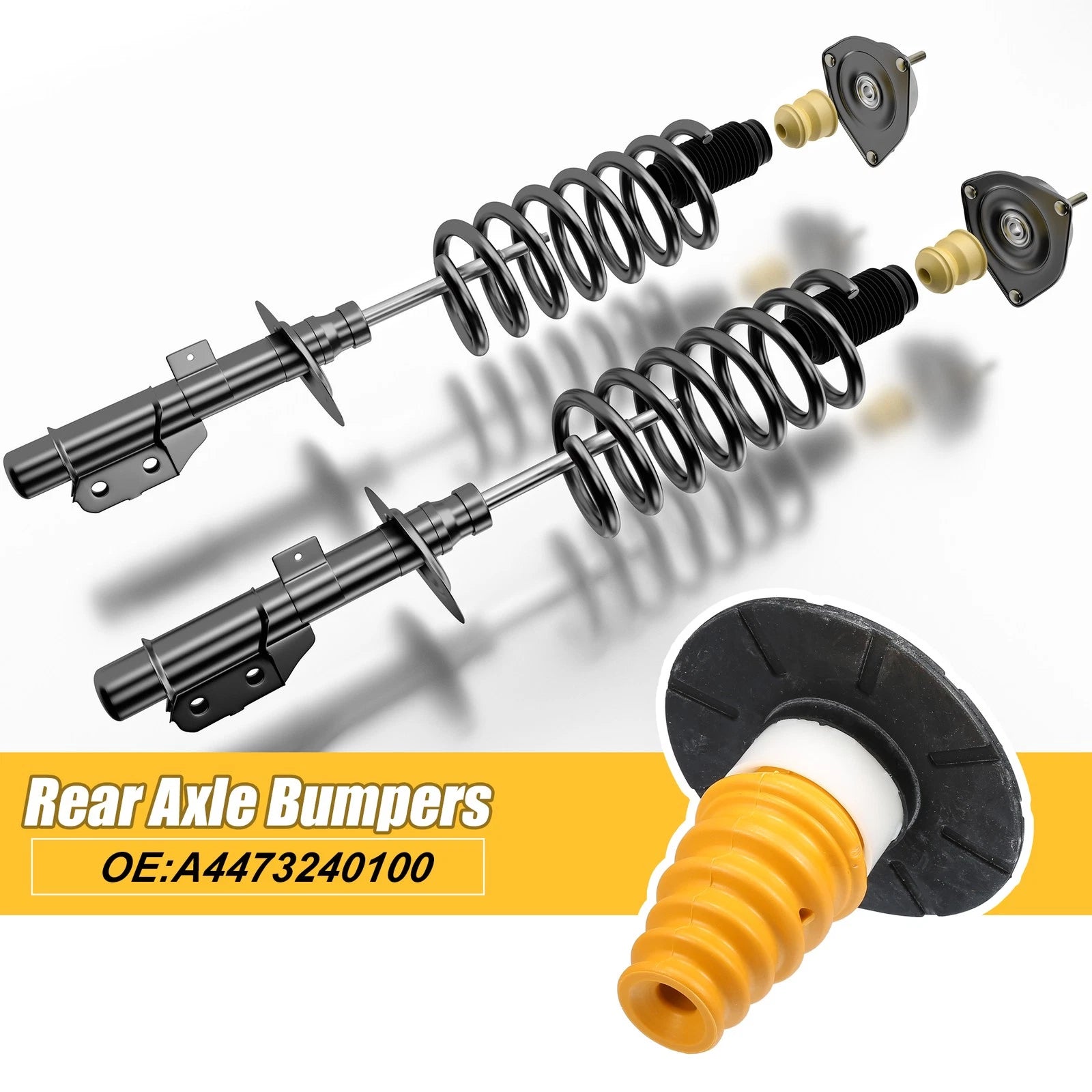Rear Axle Auxiliary Spring Suspension Replacement for Mercedes-Benz Metris (2016–2023)