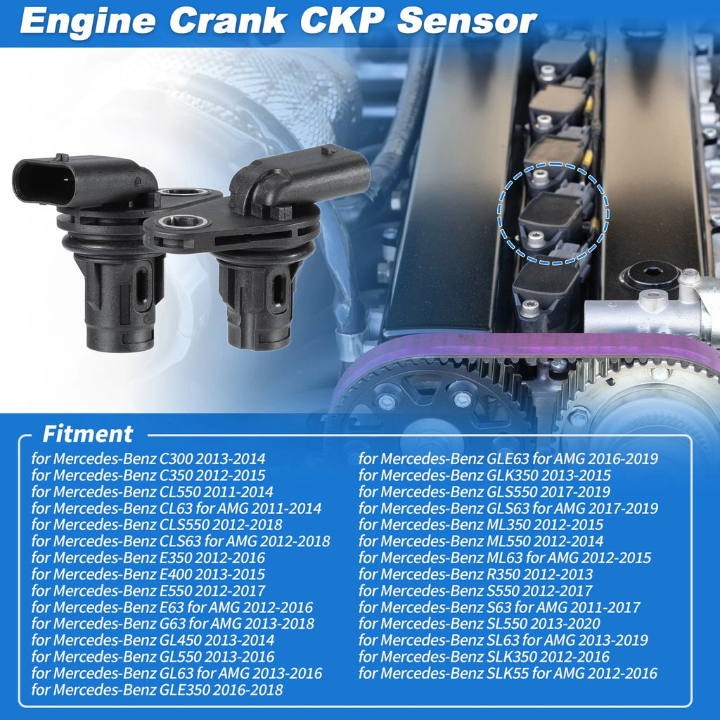 Crankshaft Position Sensor Replacement for Mercedes-Benz C-Class (2010–2019)