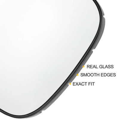 Left Side White Mirror Glass for Citroen Berlingo (2018–2023)