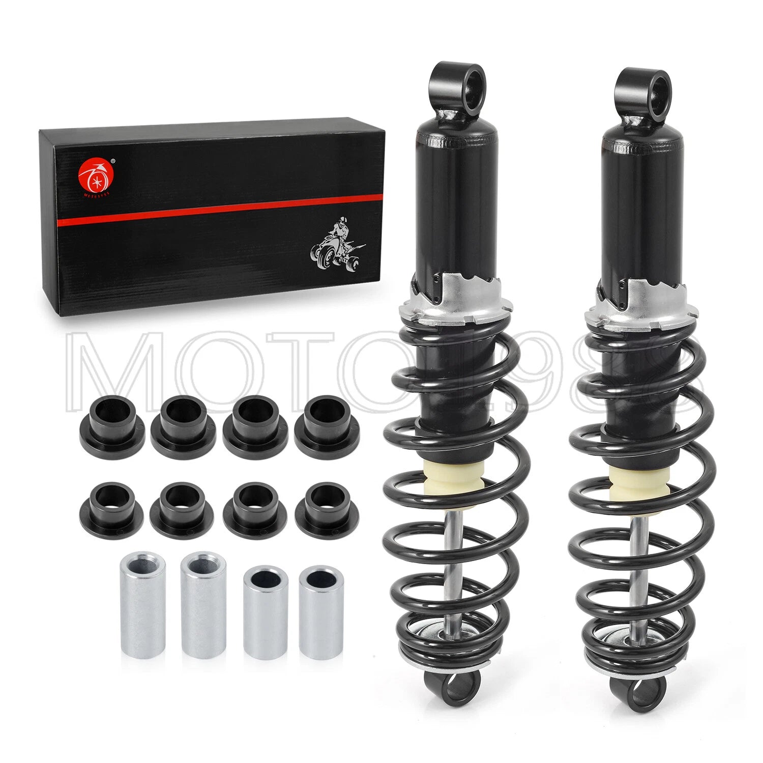 Set of 2 Rear Shocks for Polaris Sportsman 400 450 500 570 600 700 800 (2003–2023)