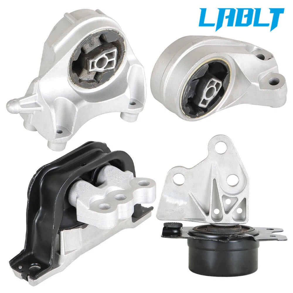 4X Engine Motor & Trans Mount Set for Chevrolet Equinox (2010–2017)