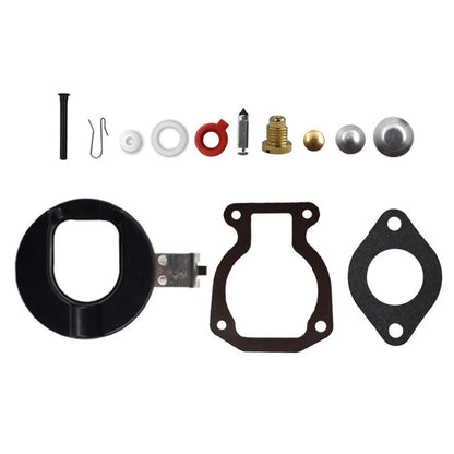 Carburetor Kit w/ Float for Johnson Evinrude 9.9 HP 15 HP (1974–1988) 398453