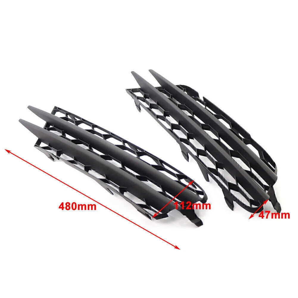 Honeycomb Front Lower Bumper Mesh Fog Light Grille for VW Scirocco (2009–2014)