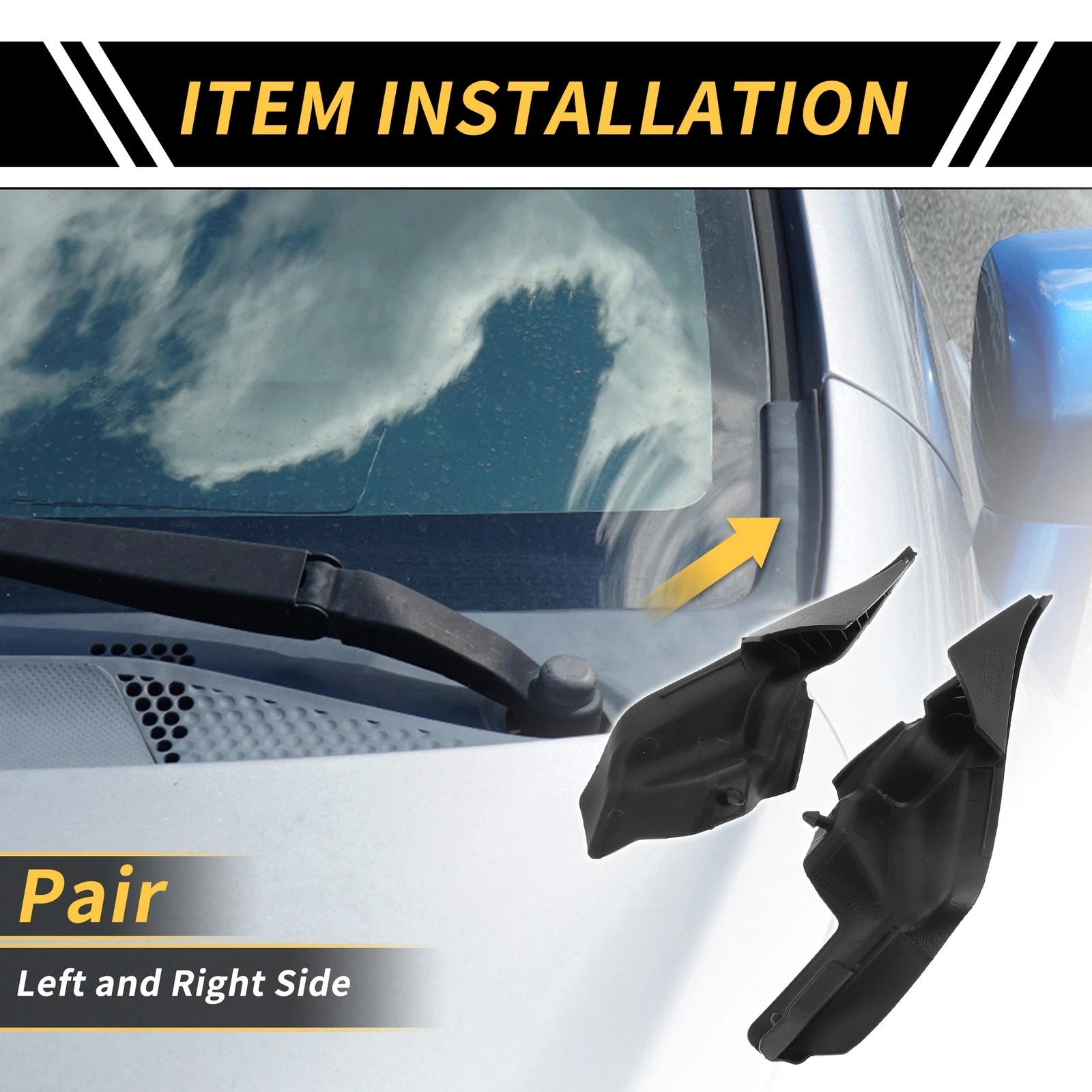 Front Windshield Wiper Cowl Cover for Toyota Tundra (2014–2021)