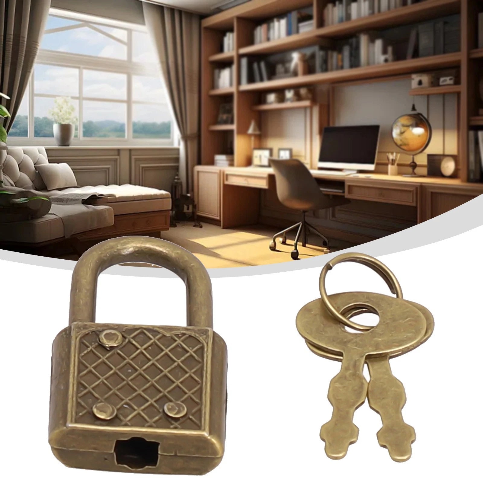 Key Lock Padlock for Rugged Use