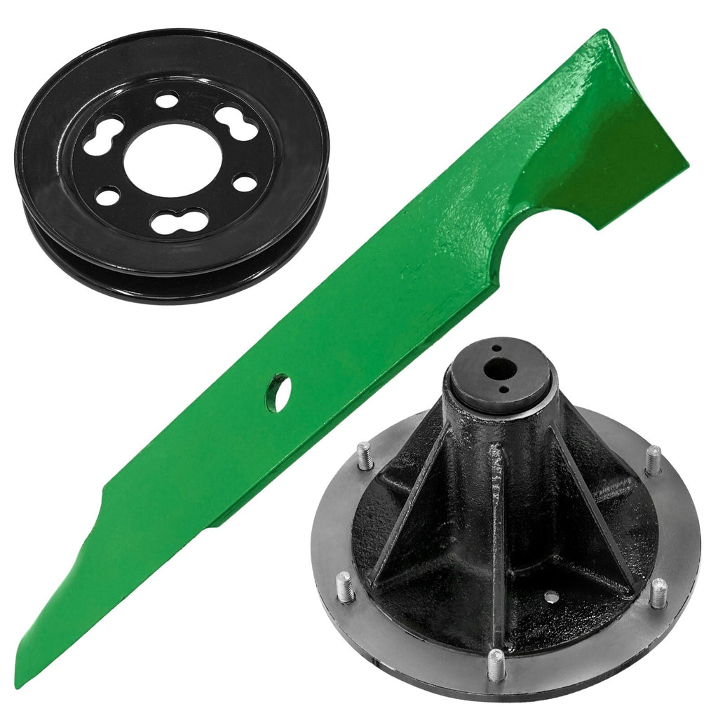 Deck Spindle Blade and Pulley Assembly for Toro Z Master Z400 (2005–2006)