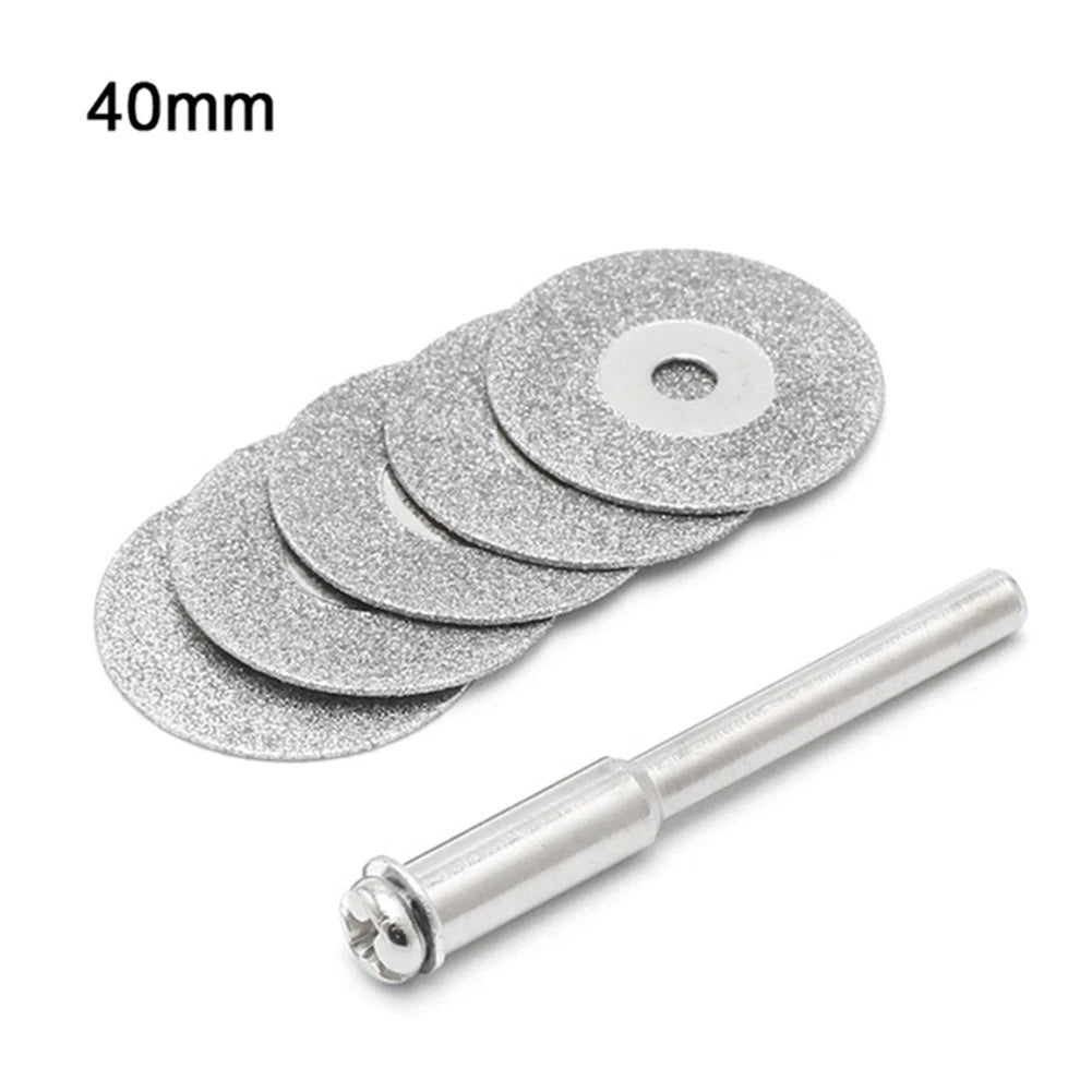 Set of 2 Mini Diamond Cutting Discs for Circular Saw Blade