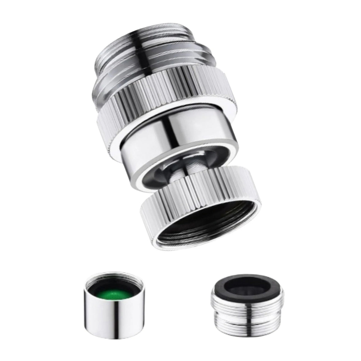 Faucet Thread Adapter Kit for Garden Hose Connector (Swivel Aerator)