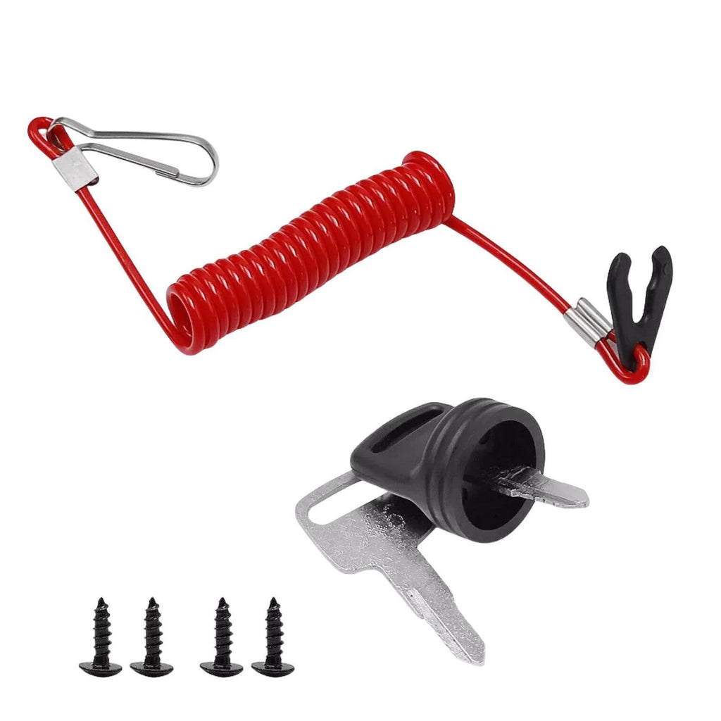 Outboard Single Engine Key Switch Assembly for Yamaha (704-82570-12-00)