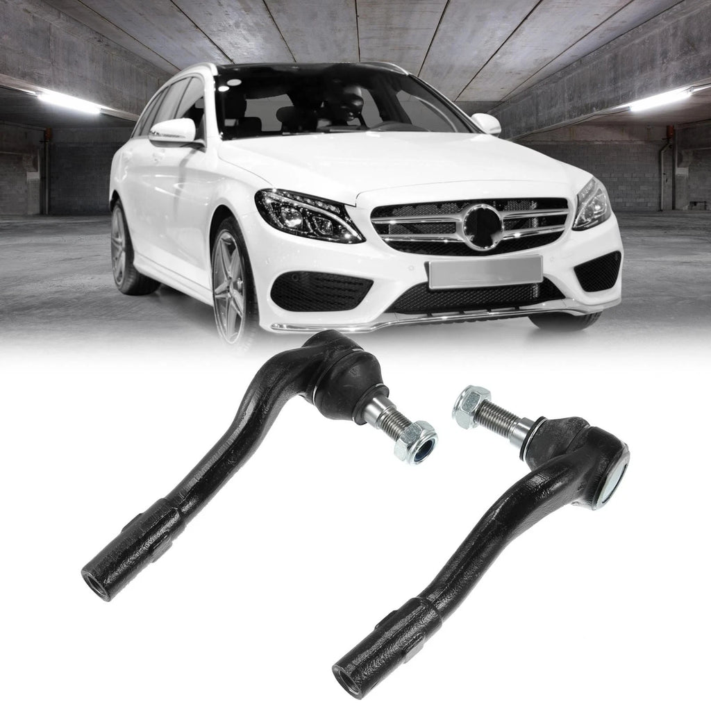 2pcs Front Outer Tie Rod End Replacement for Mercedes-Benz C230 C240 C280 (2005–2015)
