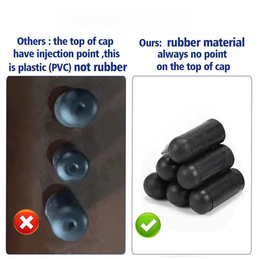 160 Pcs Rubber Vacuum Dust Covers for Carburetor Valve
