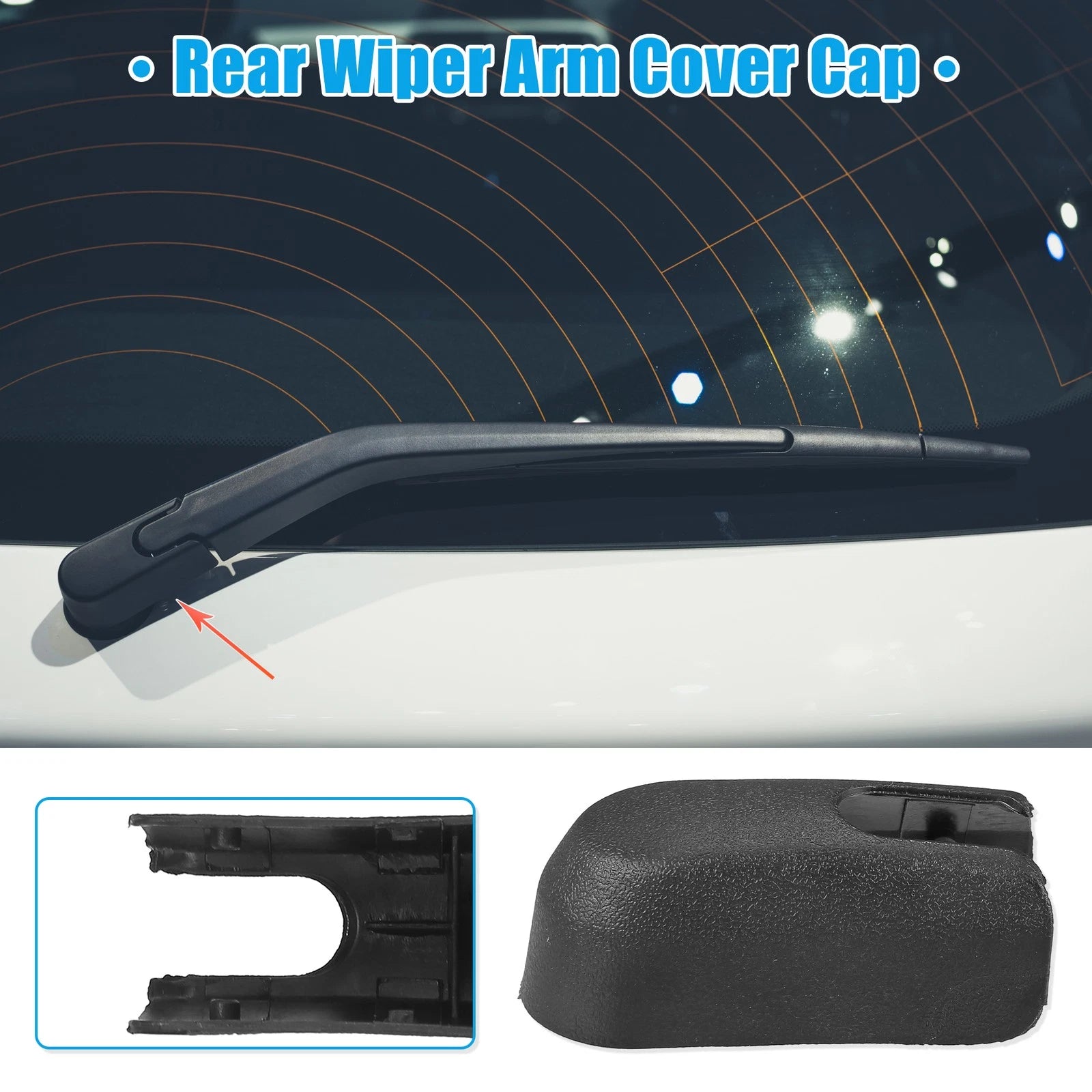 Rear Windshield Wiper Arm Nut Cover Cap for Mazda CX-5 (2013–2017)