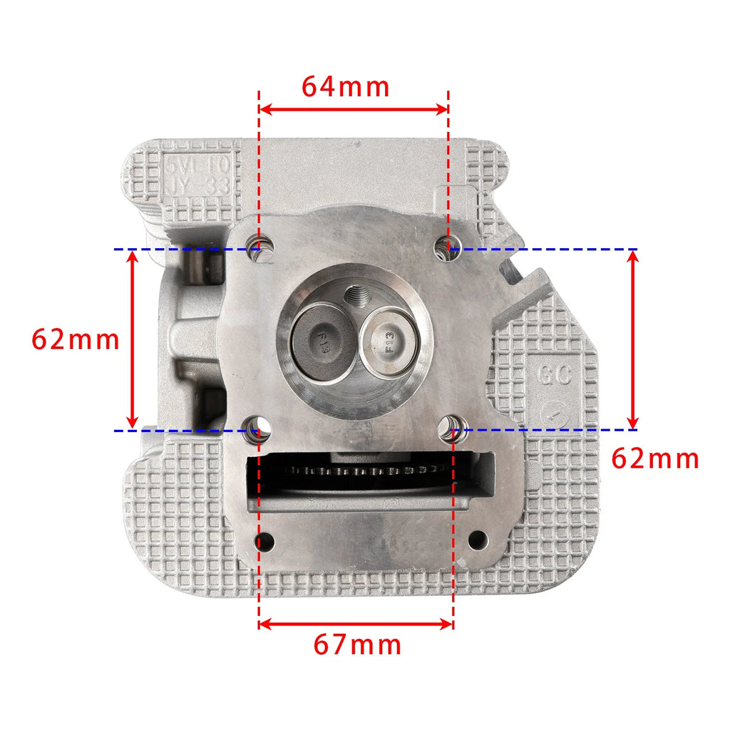 Engine Cylinder Head Assy for Yamaha XT125R XT125X TT-R 125 TTR125 YBR125 (2005–2023)