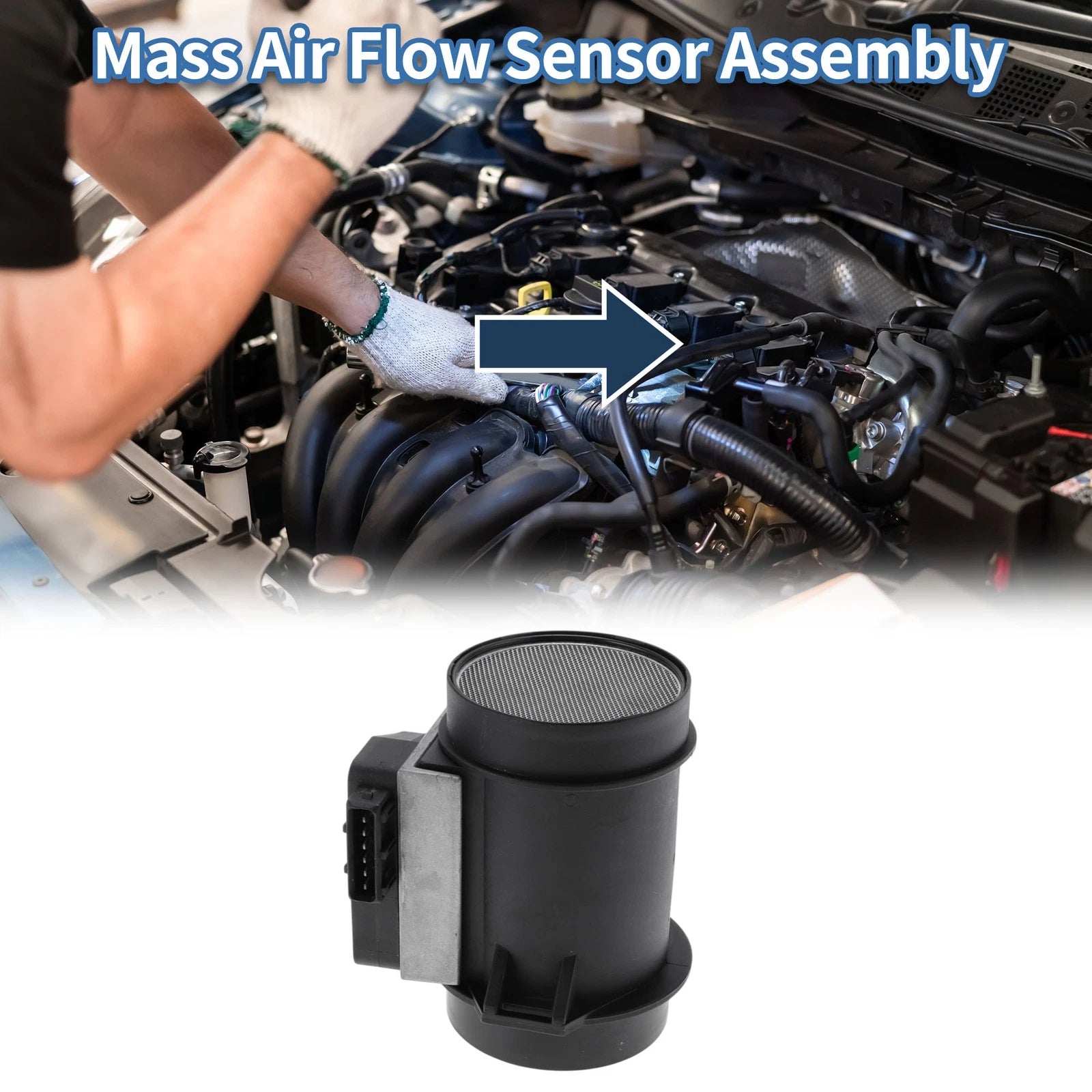 Mass Air Flow Sensor Assembly No. 8827429 for Saab 9000 (1991–1998)