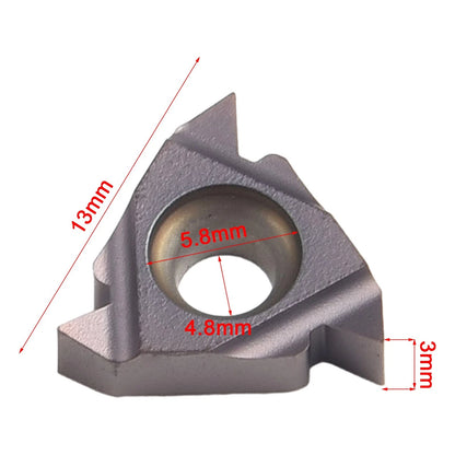 10pcs Carbide Insert Threading Inserts for Lathe Holder SER1616H16
