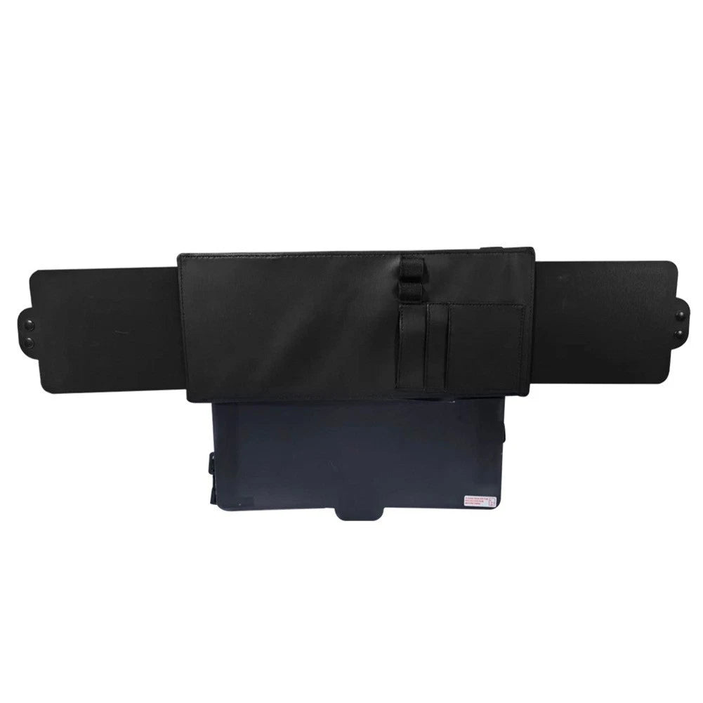 Sun Visor Extender Multi-functional Storage Mesh Compartment Card Slots