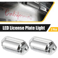 LED License Plate Light Pair for Trailer 6000K White (2 Pieces) (—)