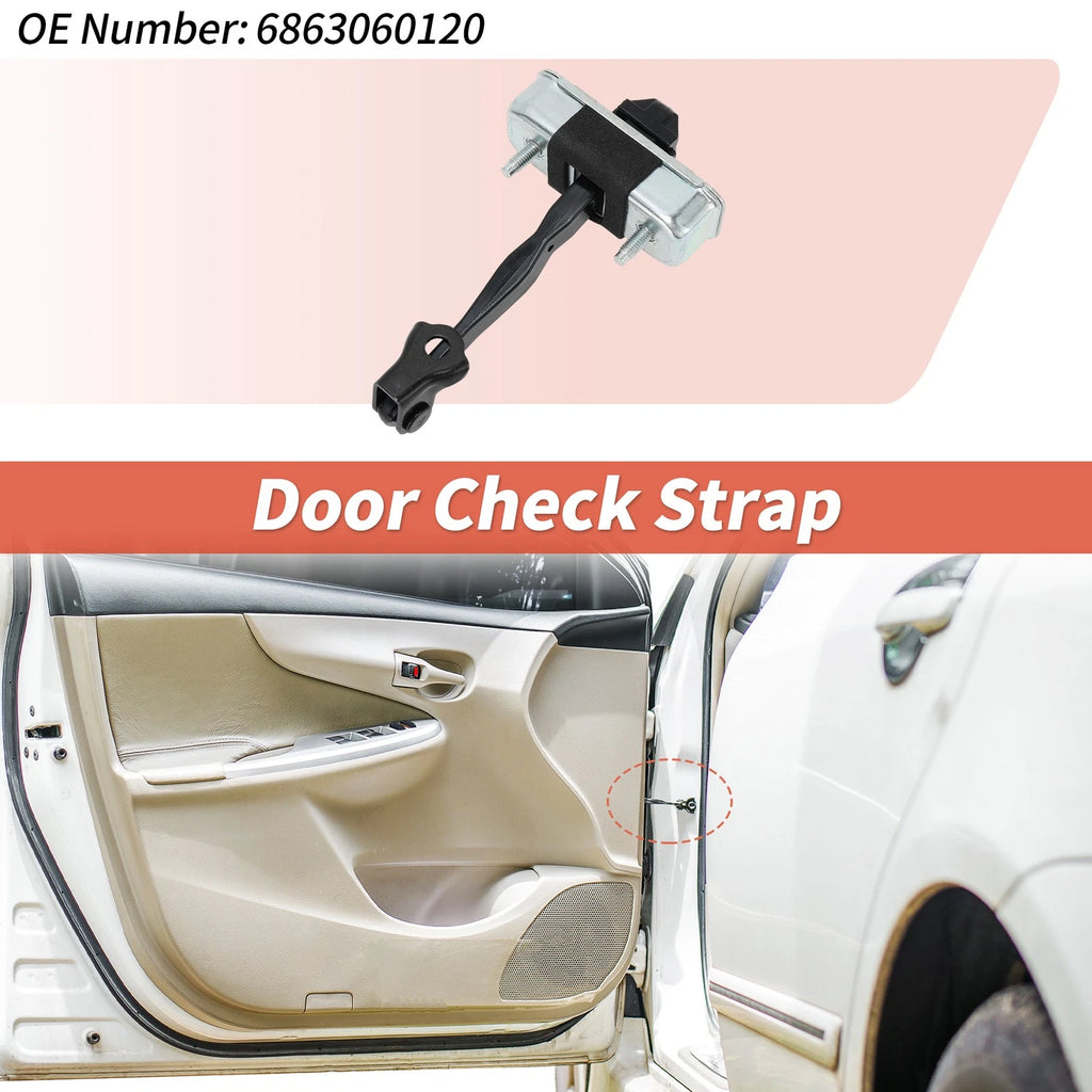Door Check Strap Rear Left Right Replacement Set for Toyota 4Runner (2010–2016)