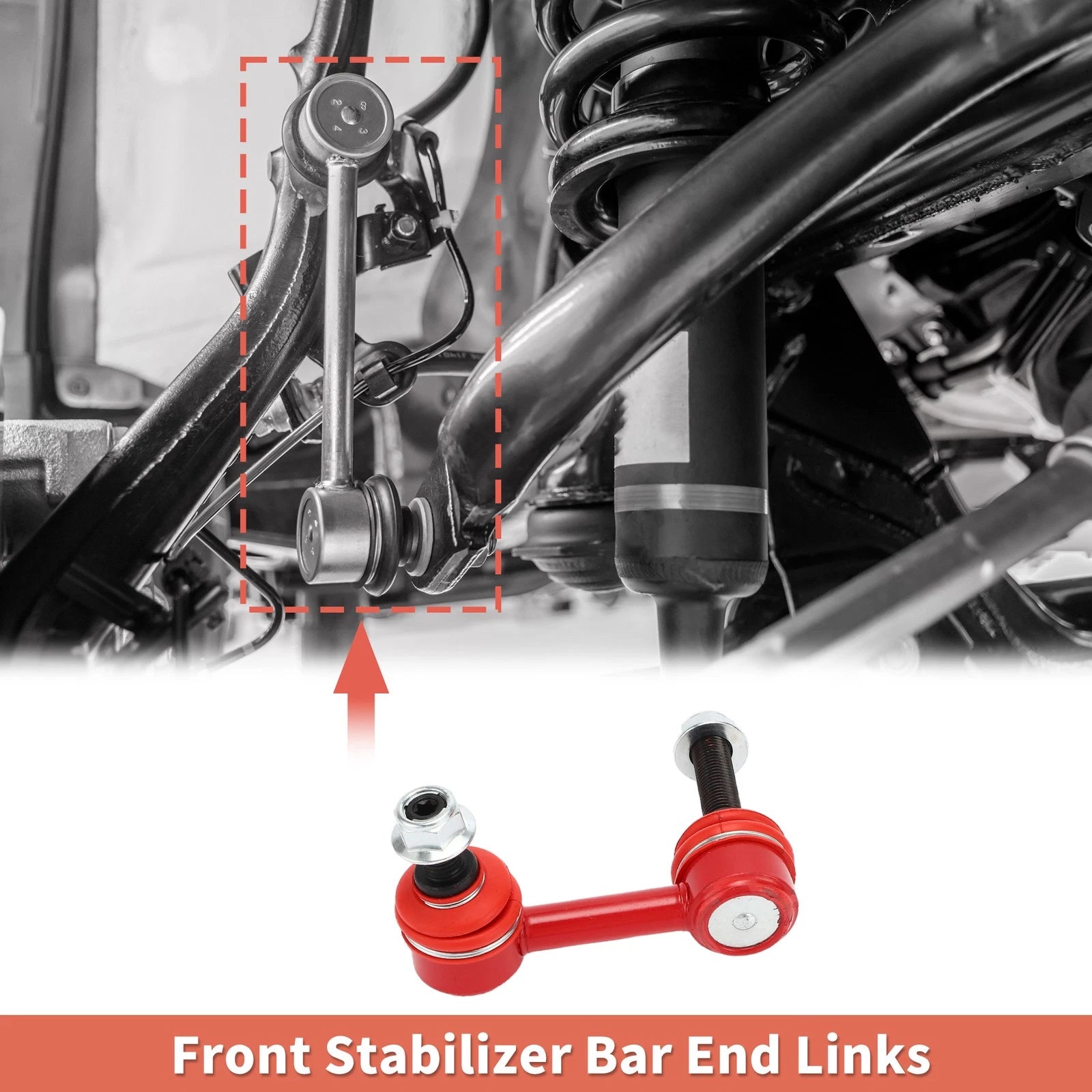2X Front Sway Bar Links Stabilizer Kit for Lexus LS460 (2007–2016)