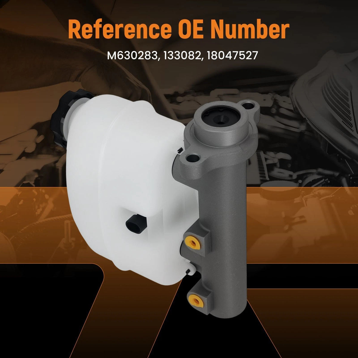 Aluminum Brake Master Cylinder w/ Sensor for GMC Sierra 1500 (2003–2004) 133082