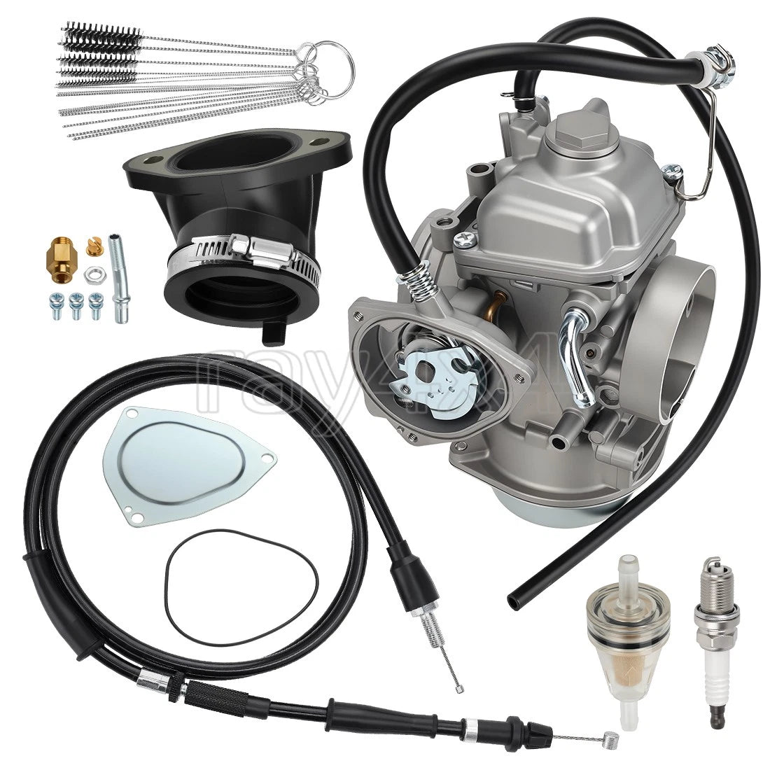 Carburetor & Intake Boot Cable Kit for Polaris Sportsman Scrambler 500 (1998–2012)