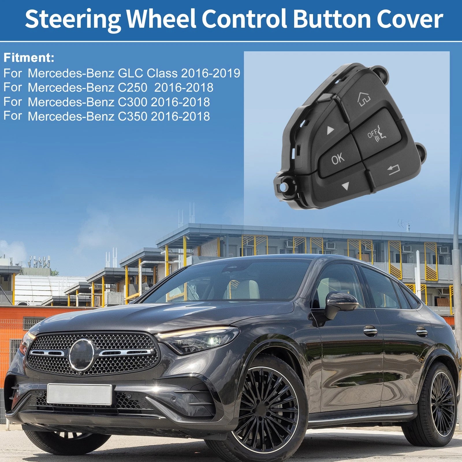 Steering Wheel Button Left for Mercedes-Benz GLC-Class (2016–2019)