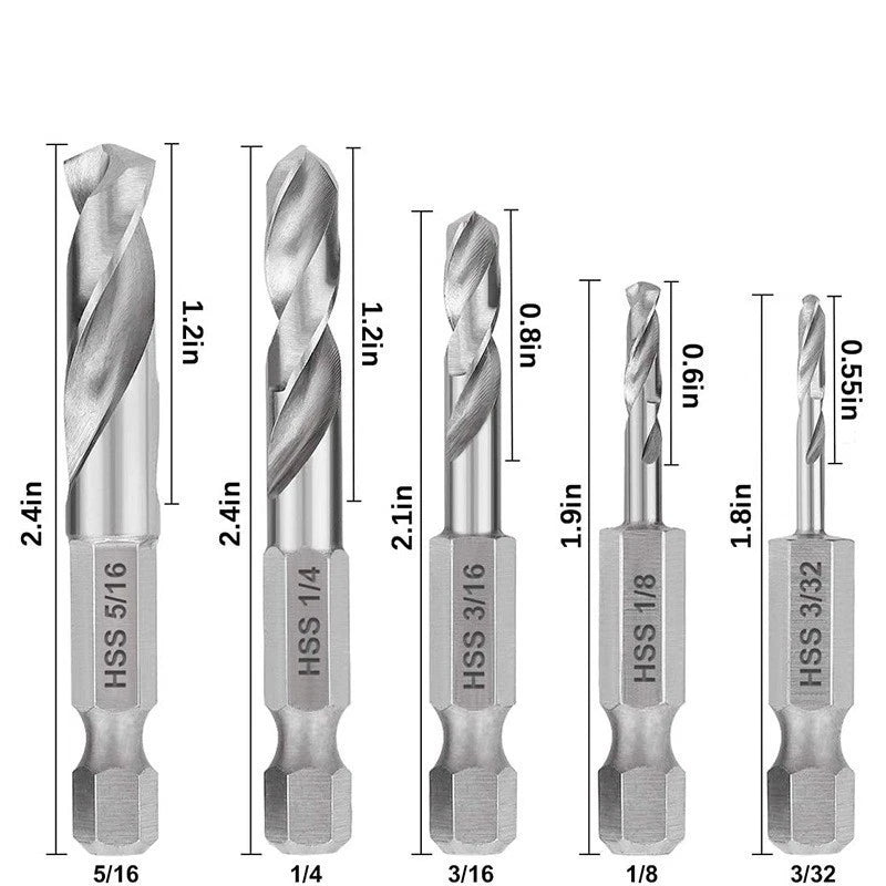 Quick Change Drill Bits for Metal (2010–2023)