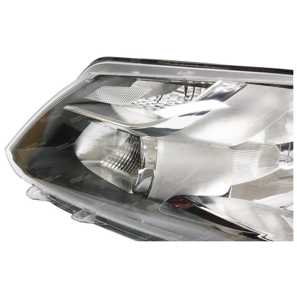 LH Clear/Black Headlight for VW Caddy 2K (2010–Present)
