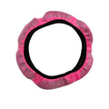 Steering Wheel Cover for Standard Size Wheels (Easy Installation, Pink)