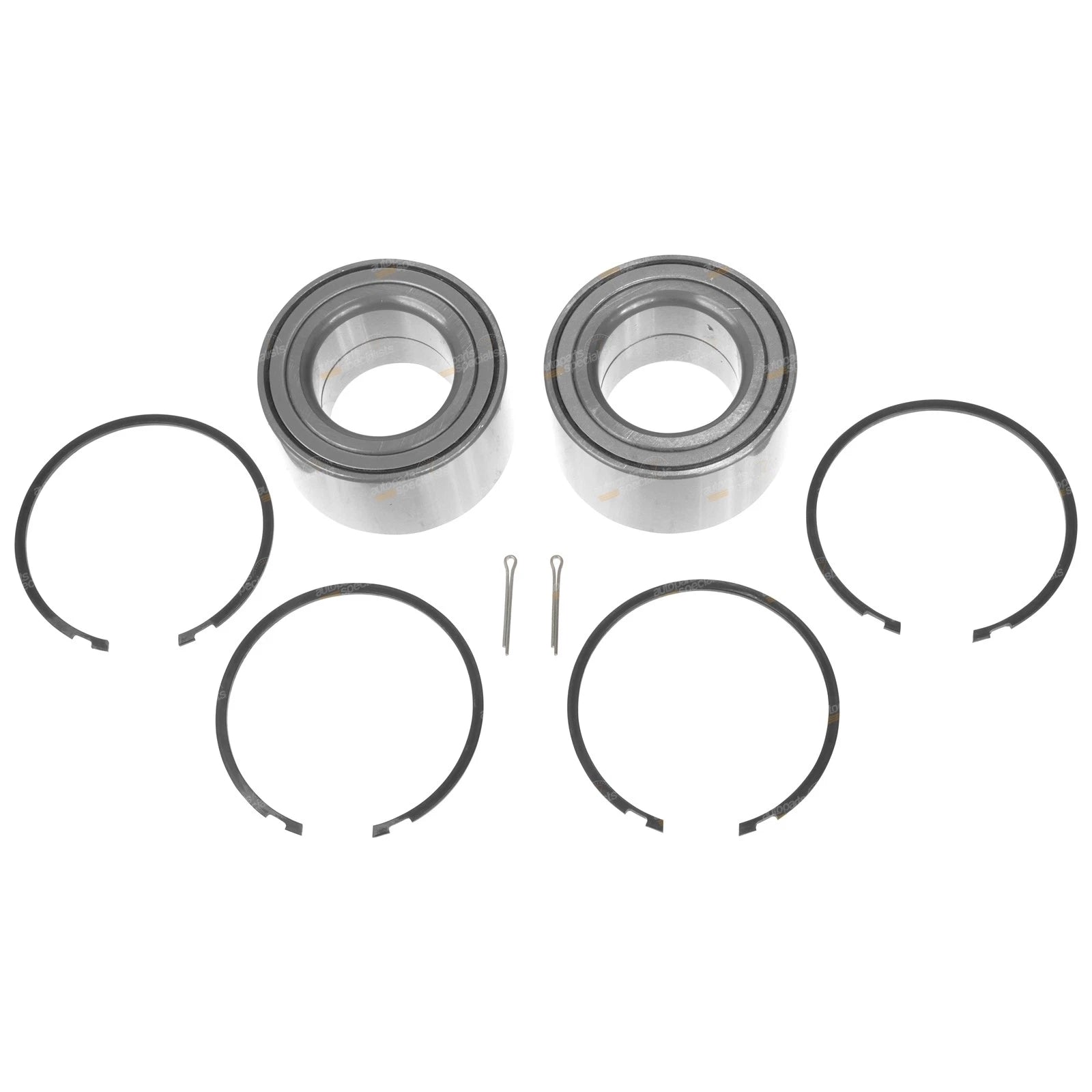 2x Front Wheel Bearing Kits + Grease for Nissan Maxima (2003–2009)