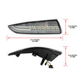 2X Front Sequential Turn Signal Light LED Clear Lens for Chevy Camaro (1993–2002)