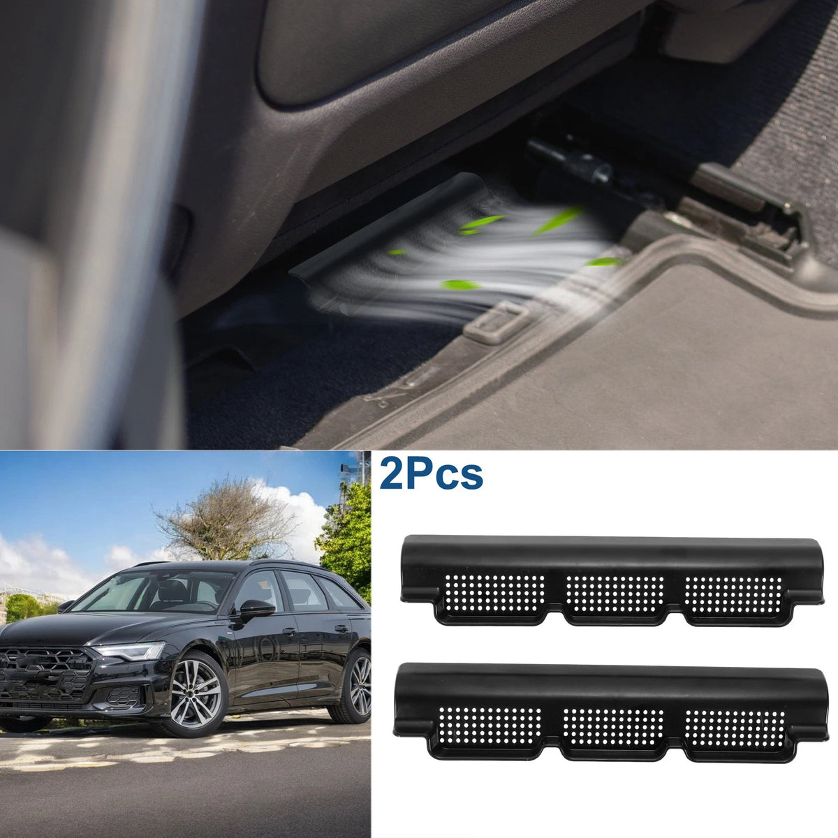 Under Seat Air Outlet Protection Cover for Mercedes-Benz GLE-Class 2Pcs (2016–2020)