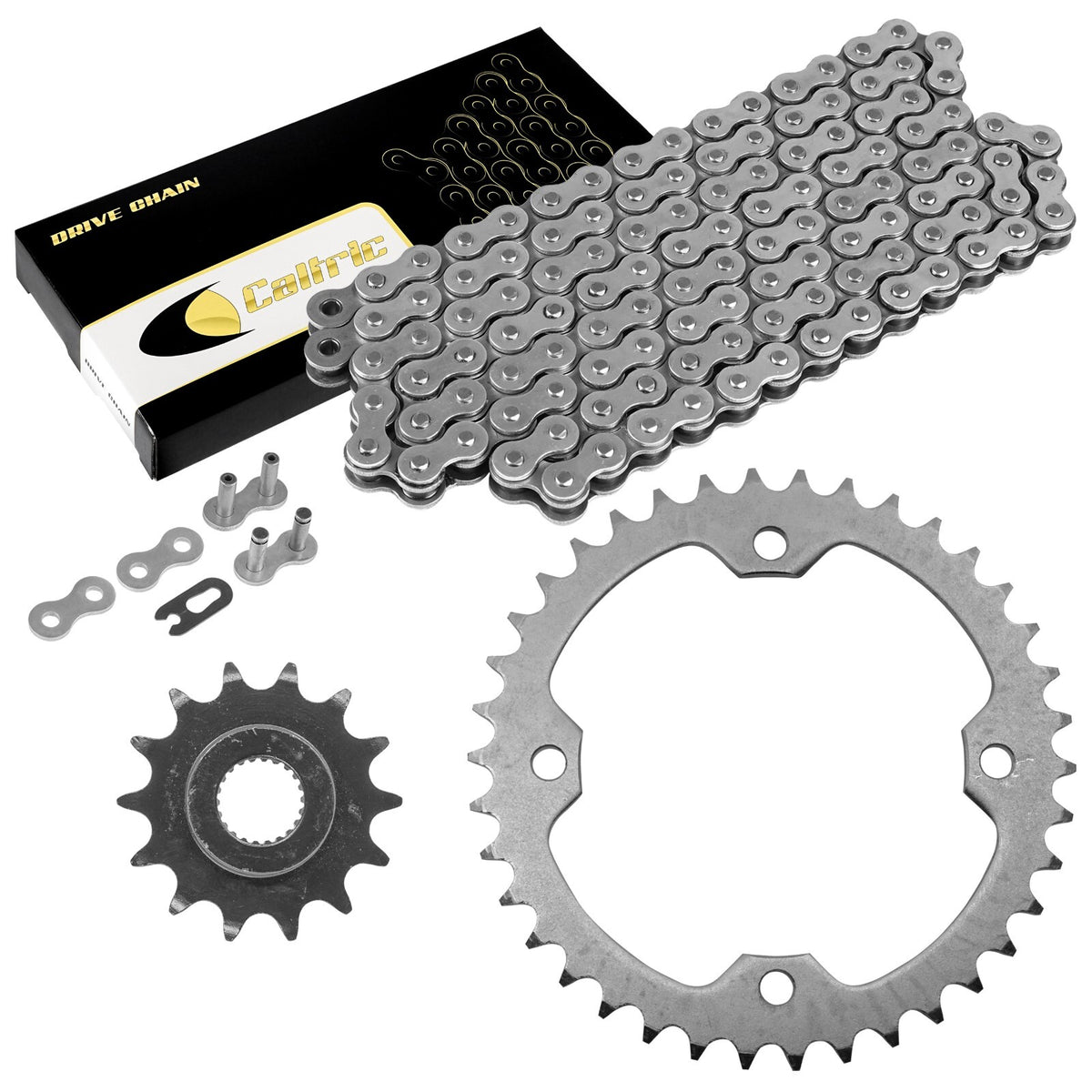 Caltric Drive Chain and Sprocket Replacement for Yamaha Raptor 250 (2008–2013)