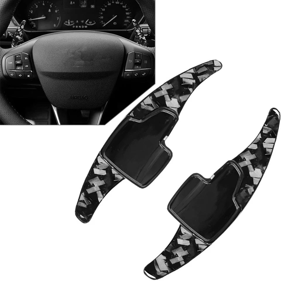 Steering Wheel Shift Paddle Extensions for Ford Focus EcoSport Escape Kuga (2012–2020)