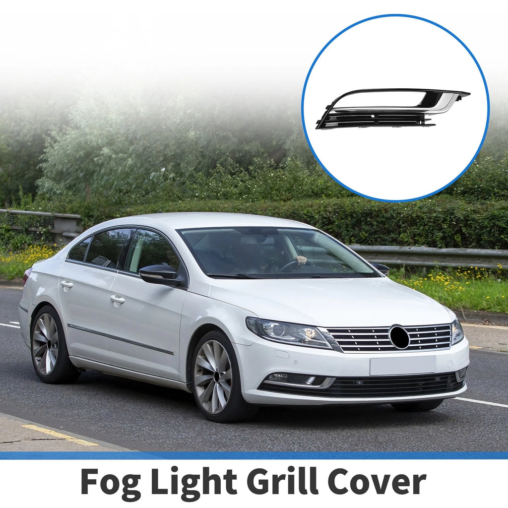 Car Front Right Fog Light Grill Replacement for Volkswagen CC (2013–2016)