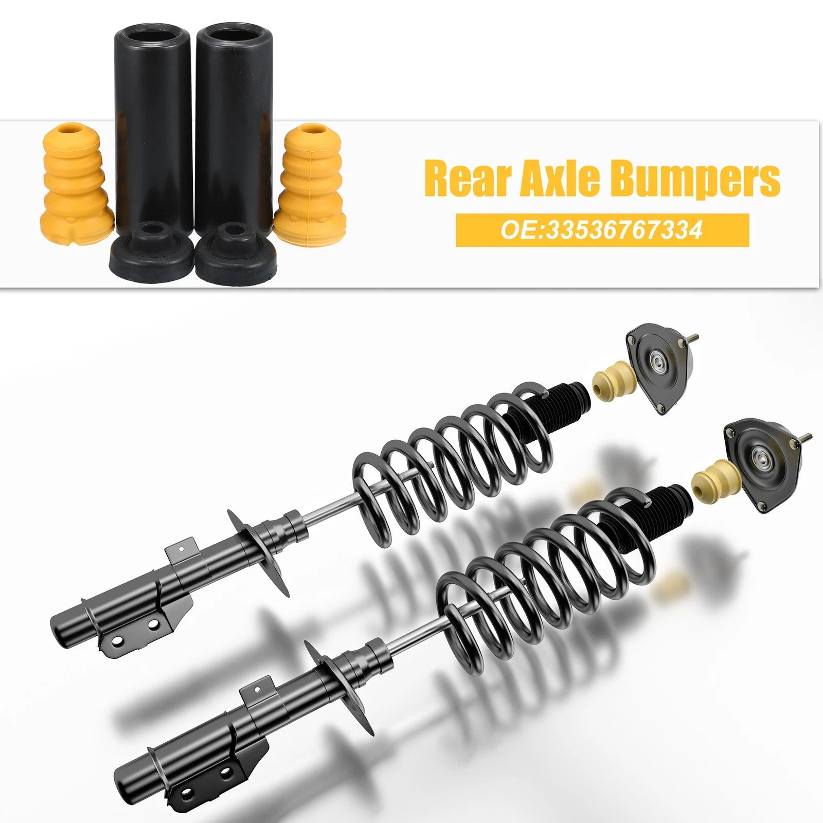 Rear Bumper Shock Absorber Replacement for BMW 1 Series M (2011–2011)