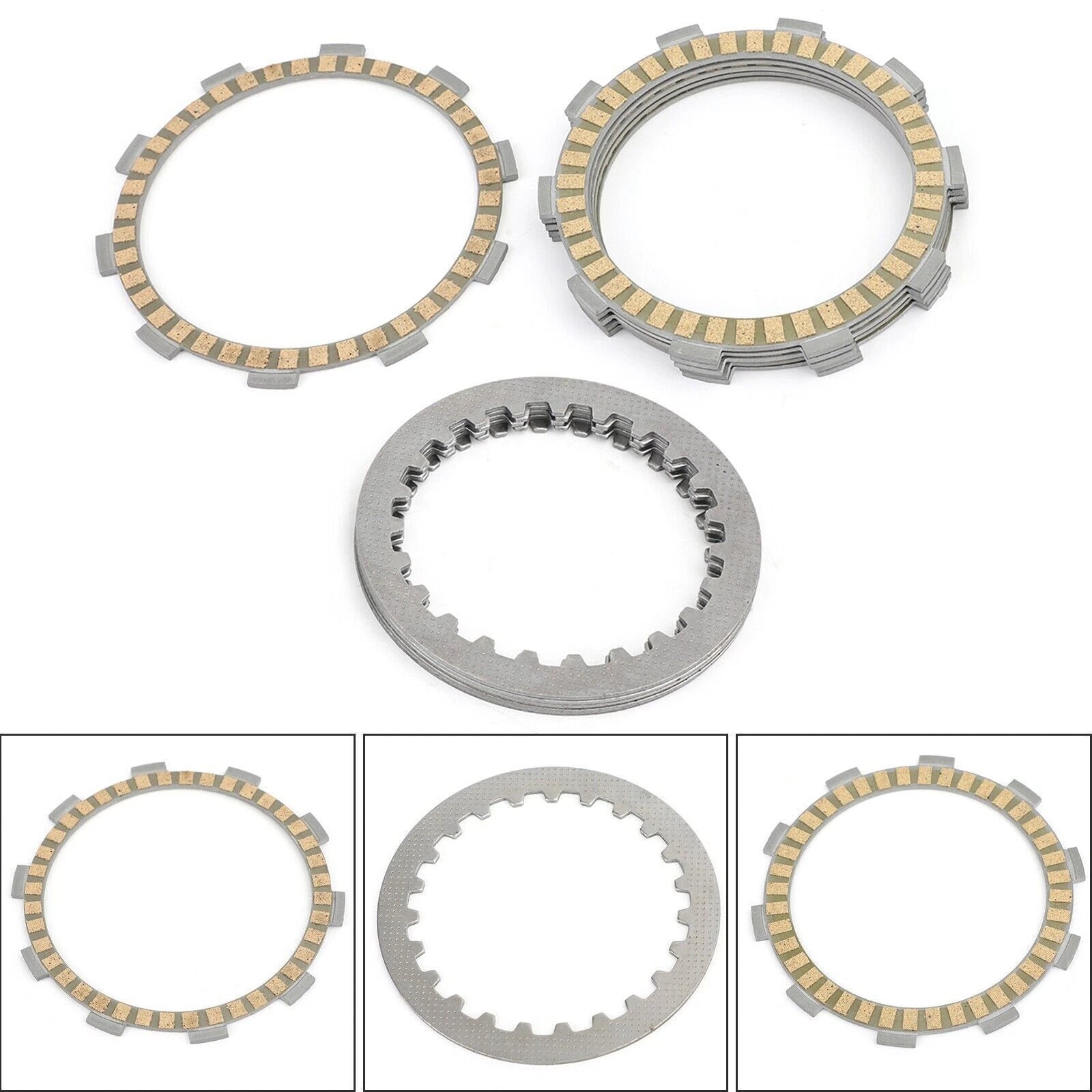 Clutch Kit Steel & Friction Plates for Yamaha FZR250 FZR250R FZX250 (1987–1994)