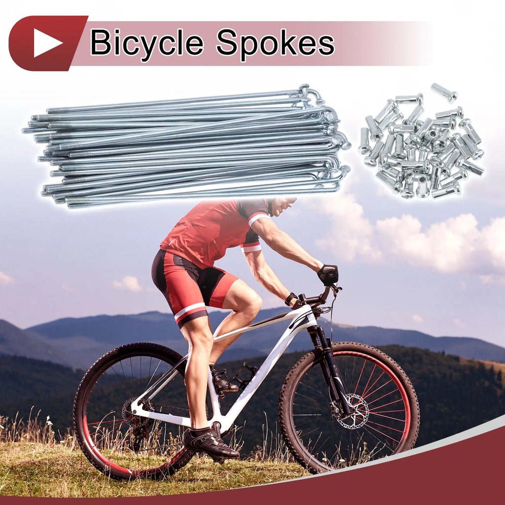 Bicycle Spokes 119mm Galvanized Replacement Set for 36 Spokes (119mm)