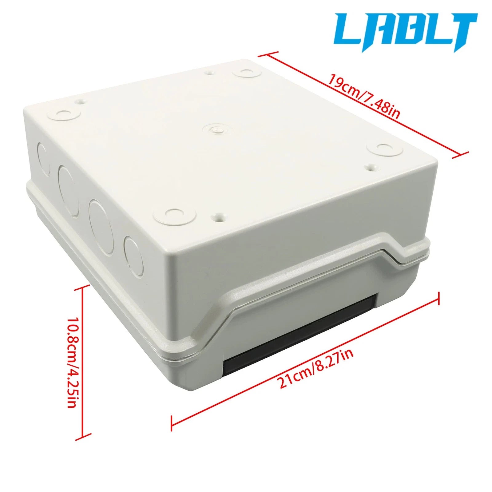9-Way Power Distribution Box with Bus Bars for LABLT MCB Miniature Breakers